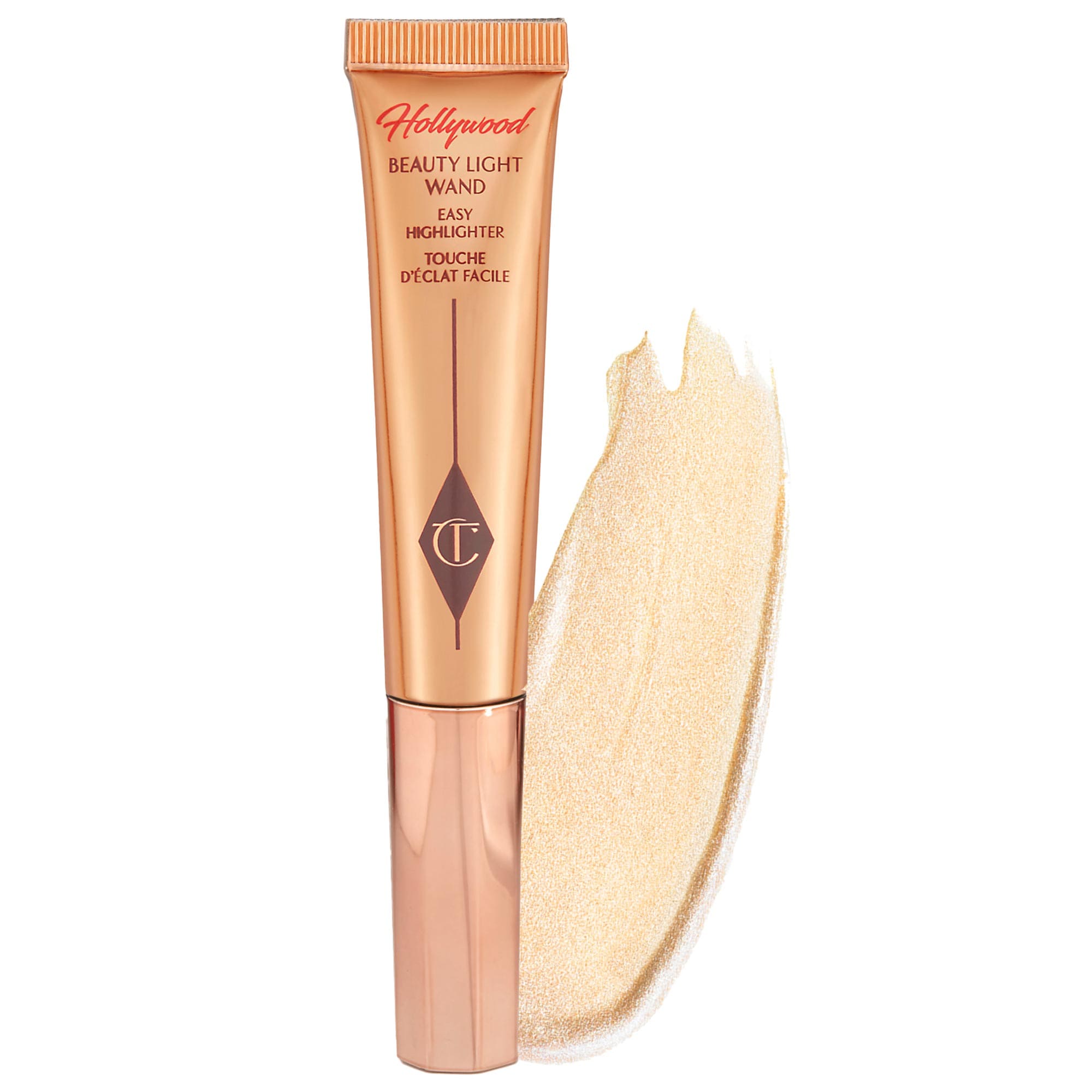 Charlotte Tilbury  Beauty Highlighter Wand   Color: Spotlight - rose gold with silver light 