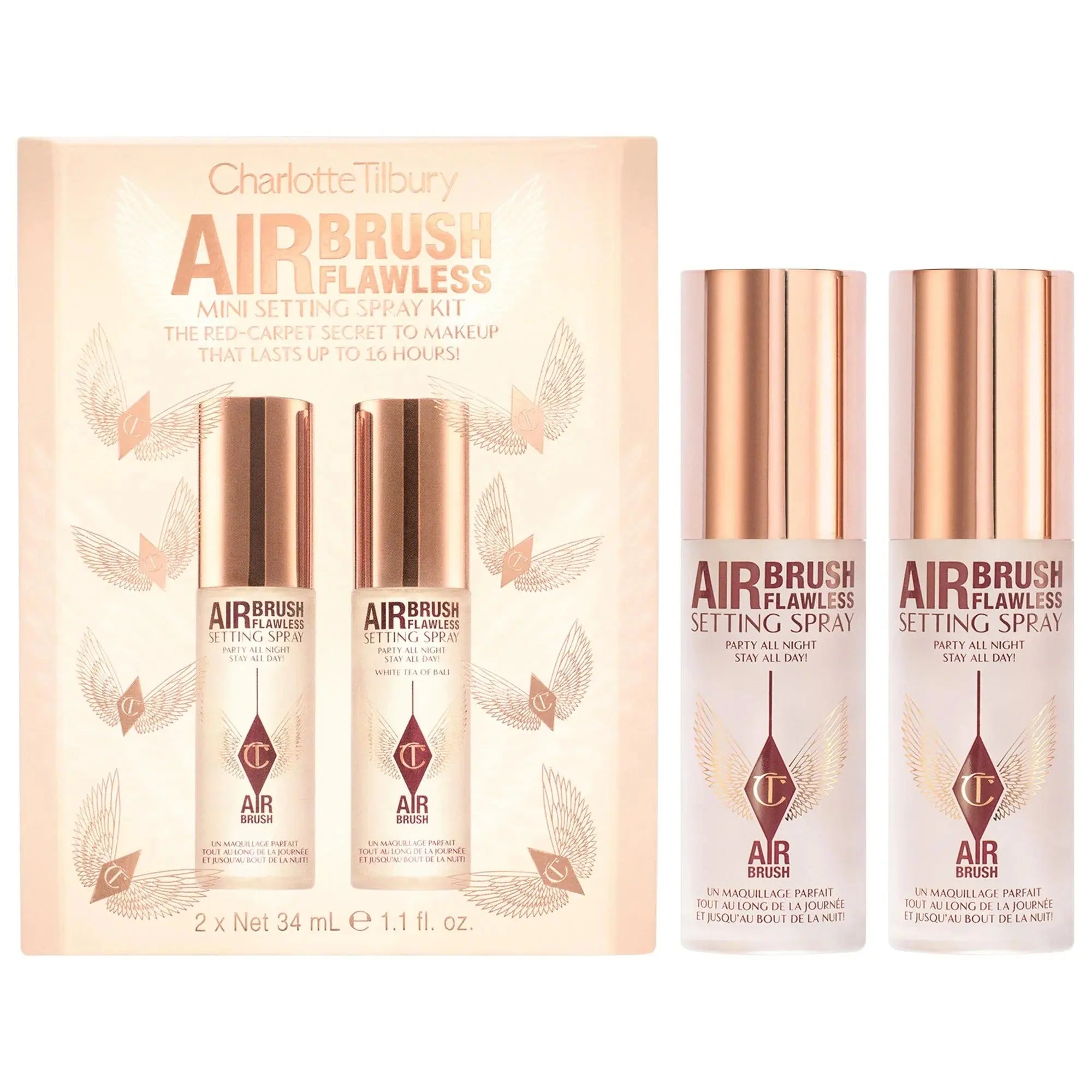 Charlotte Tilbury - Mini Airbrush Flawless Setting Spray Duo Gift Set    
