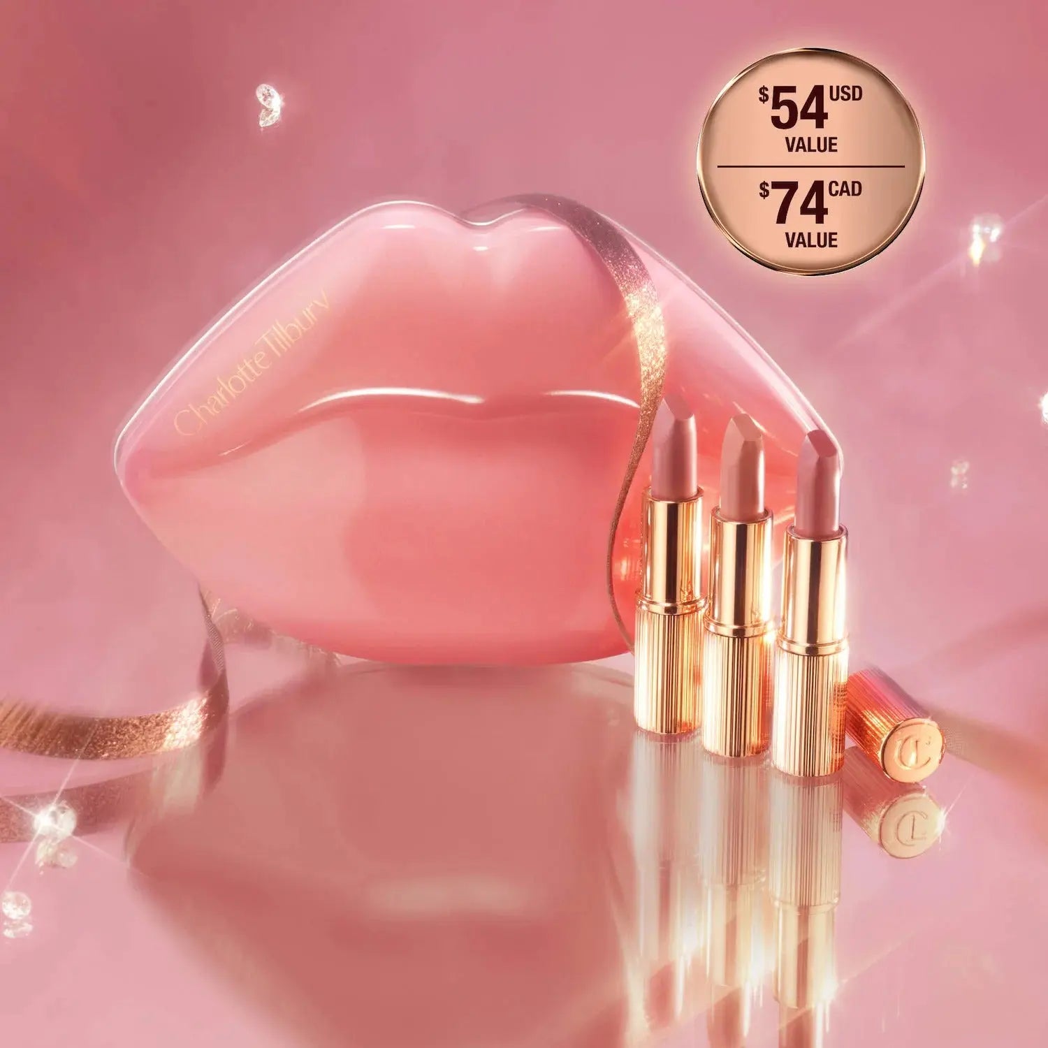 Charlotte Tilbury  Mini Iconic Hollywood Lipstick Trio Gift Set    