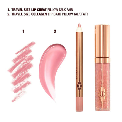 Charlotte Tilbury Mini Pillow Talk Glossy Lip Duos    