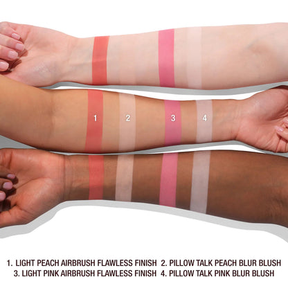 Charlotte Tilbury  Pillow Talk Beauty Soulmates Airbrush Flawless Finish Brightening and Blush Powder Palette    