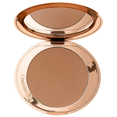 Charlotte Tilbury Refillable Airbrush Matte Bronzer   Medium- medium golden bronze 