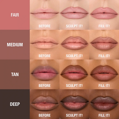 Charlotte Tilbury  Super Nudes Lip Cheat Contour Duo Lip Liner    