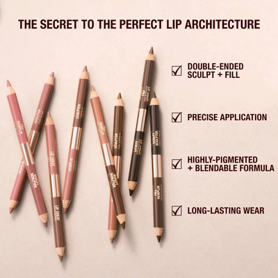 Charlotte Tilbury  Super Nudes Lip Cheat Contour Duo Lip Liner    