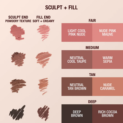 Charlotte Tilbury  Super Nudes Lip Cheat Contour Duo Lip Liner    