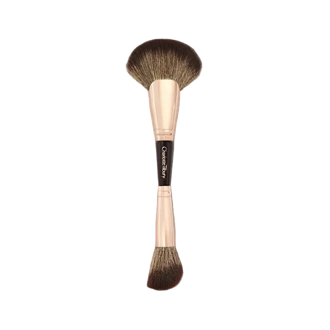Charlotte Tilbury AIRBRUSH FLAWLESS EASY SOFT BLUR BRONZER + BLUSHER BRUSH    