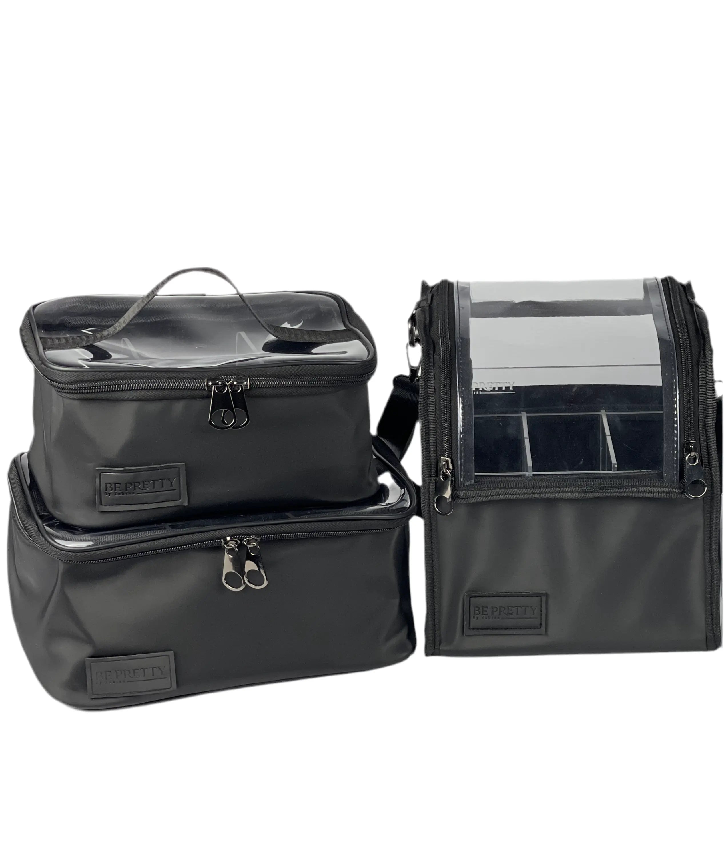 Crystal Brush Holder + Noir Pouch + Noir Pouch Petite    