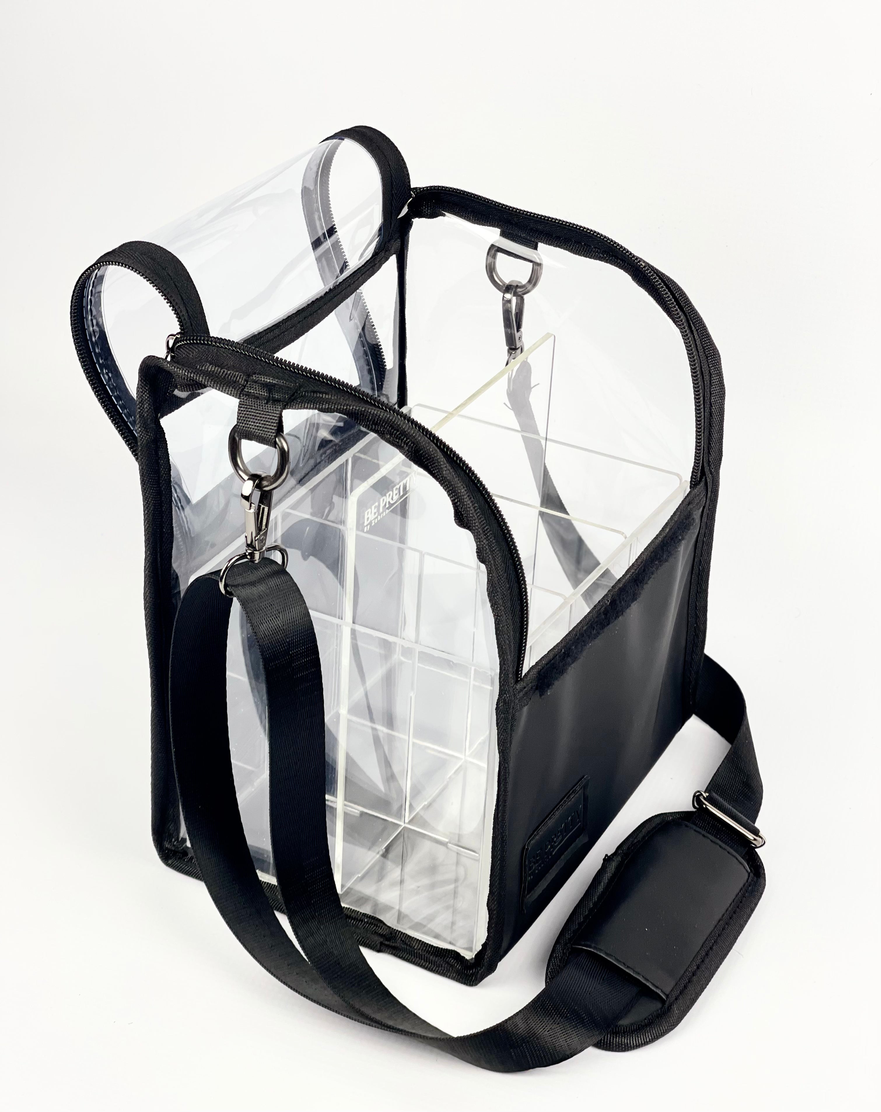Crystal Brush Holder + Noir Pouch + Noir Pouch Petite    