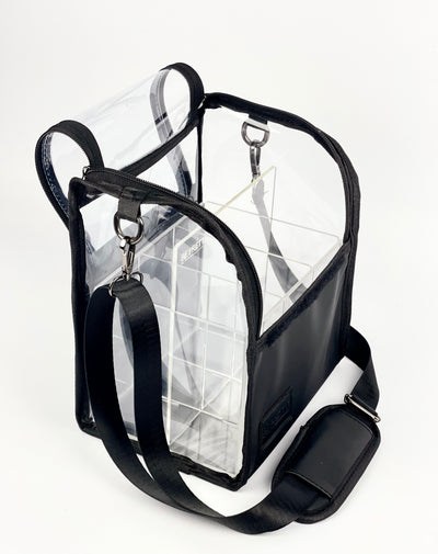 Crystal Brush Holder + Noir Pouch + Noir Pouch Petite    