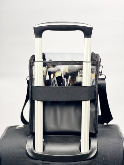 Crystal Brush Holder + Noir Pouch + Noir Pouch Petite    