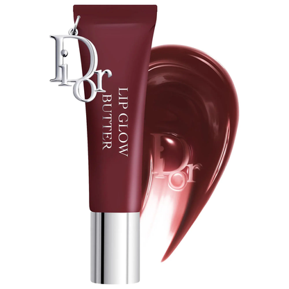 DIOR Lip Glow Butter Hydrating Gloss Balm   04 Black Cherry - brownish red 
