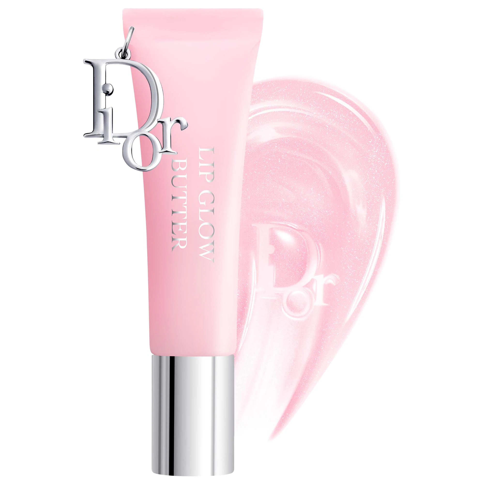 DIOR Lip Glow Butter Hydrating Gloss Balm   101 Glazed Pink - cool iridescent pink 