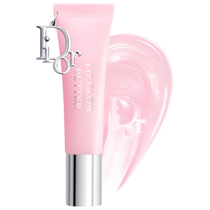 DIOR Lip Glow Butter Hydrating Gloss Balm   101 Glazed Pink - cool iridescent pink 