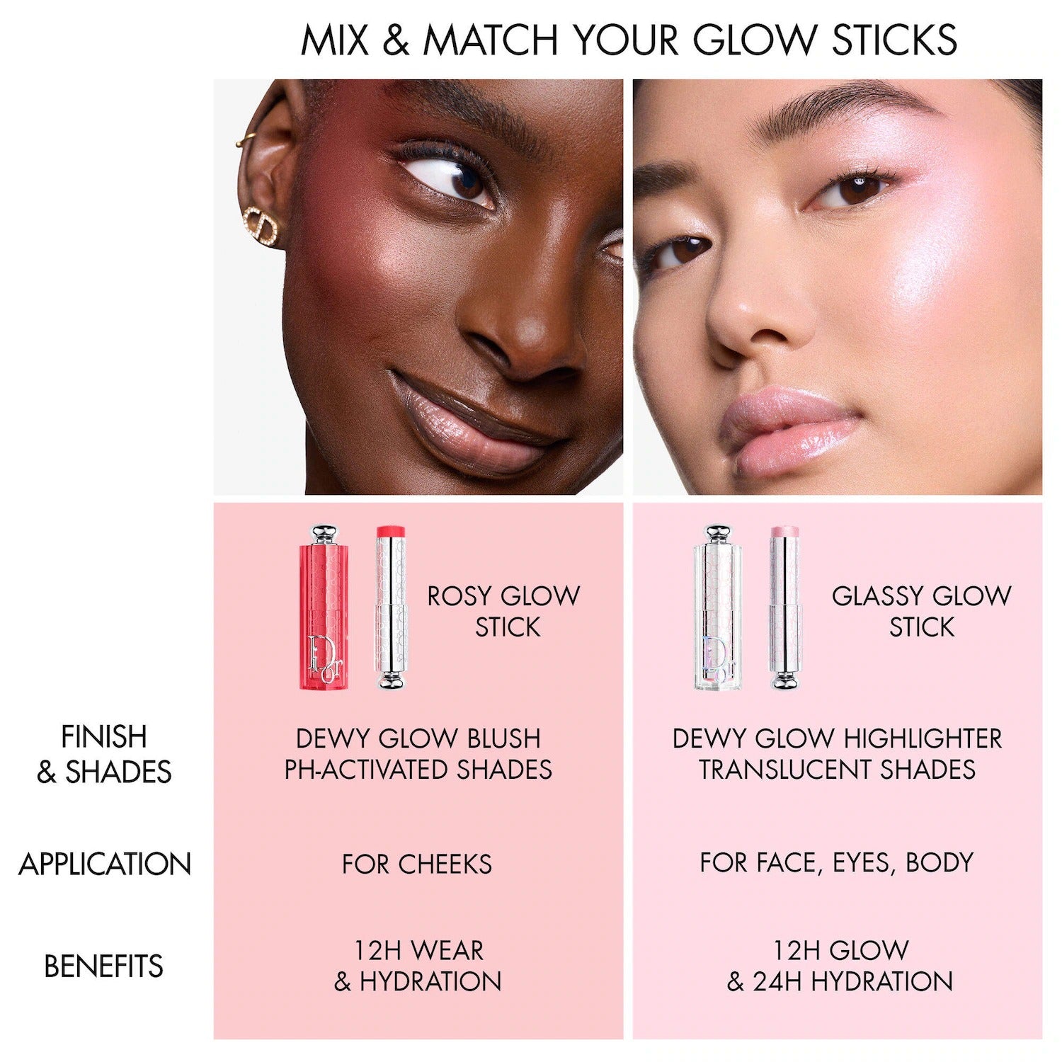 DIOR  Backstage Glassy Glow Stick Multi-Use Stick Highlighter Balm    
