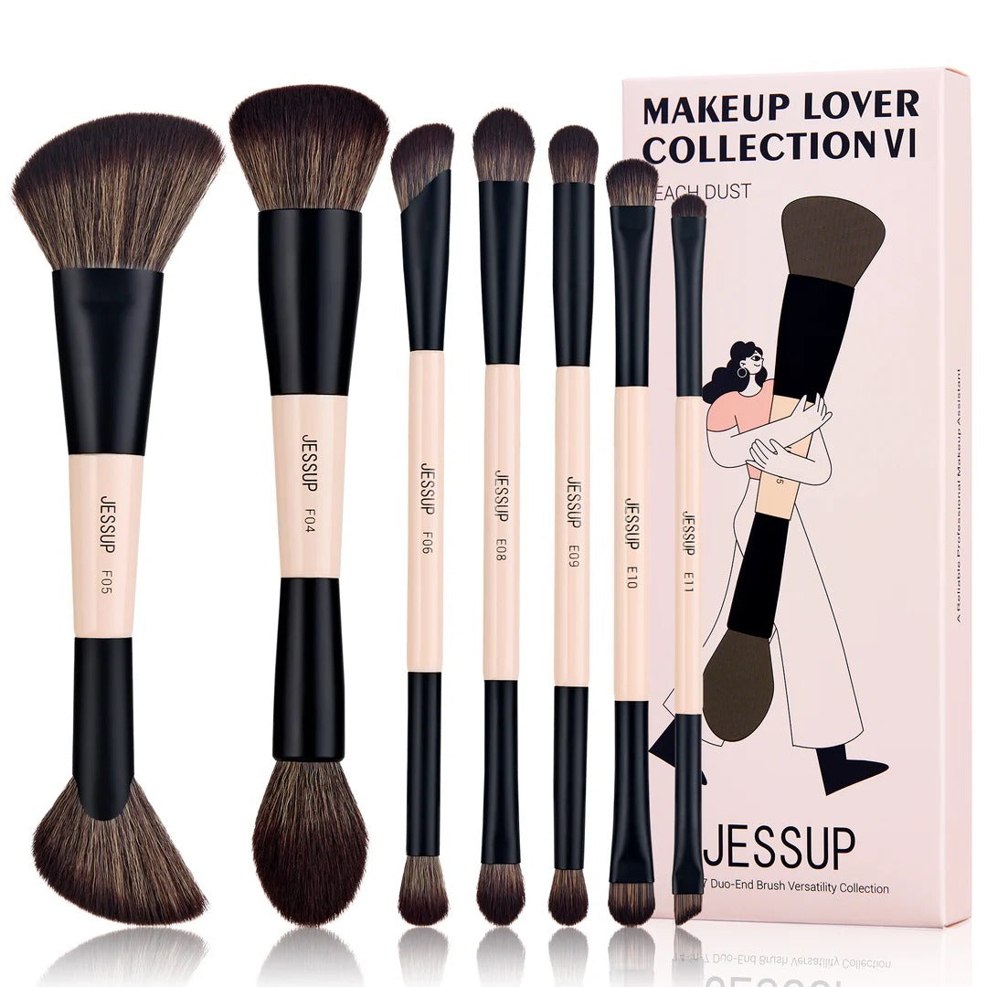 Duo-End Brush Versatility Collection 7pcs (Peach Dust) T600    