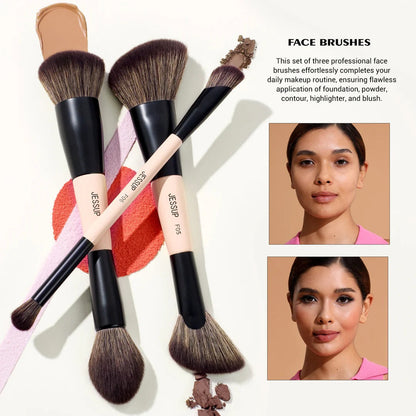 Duo-End Brush Versatility Collection 7pcs (Peach Dust) T600    
