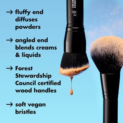 ELF - Cream & Powder Face Brush    