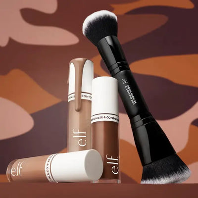 Elf Liquid Bronzer & Contour Duo Brush    