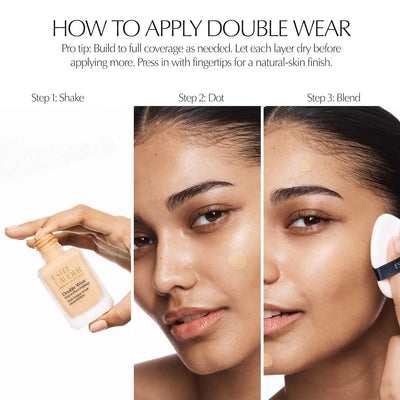 Estée Lauder  NEW Double Wear Stay in Place Lightweight Matte Foundation with 36H Wear    
