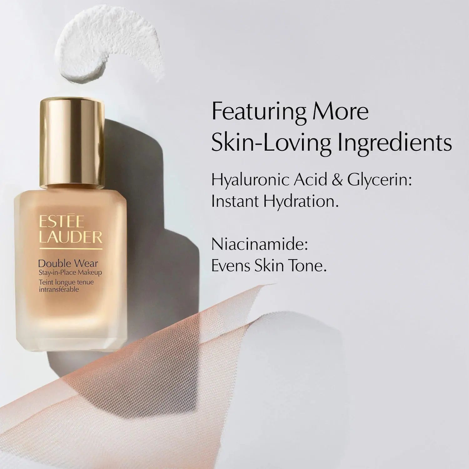 Estée Lauder  NEW Double Wear Stay in Place Lightweight Matte Foundation with 36H Wear    