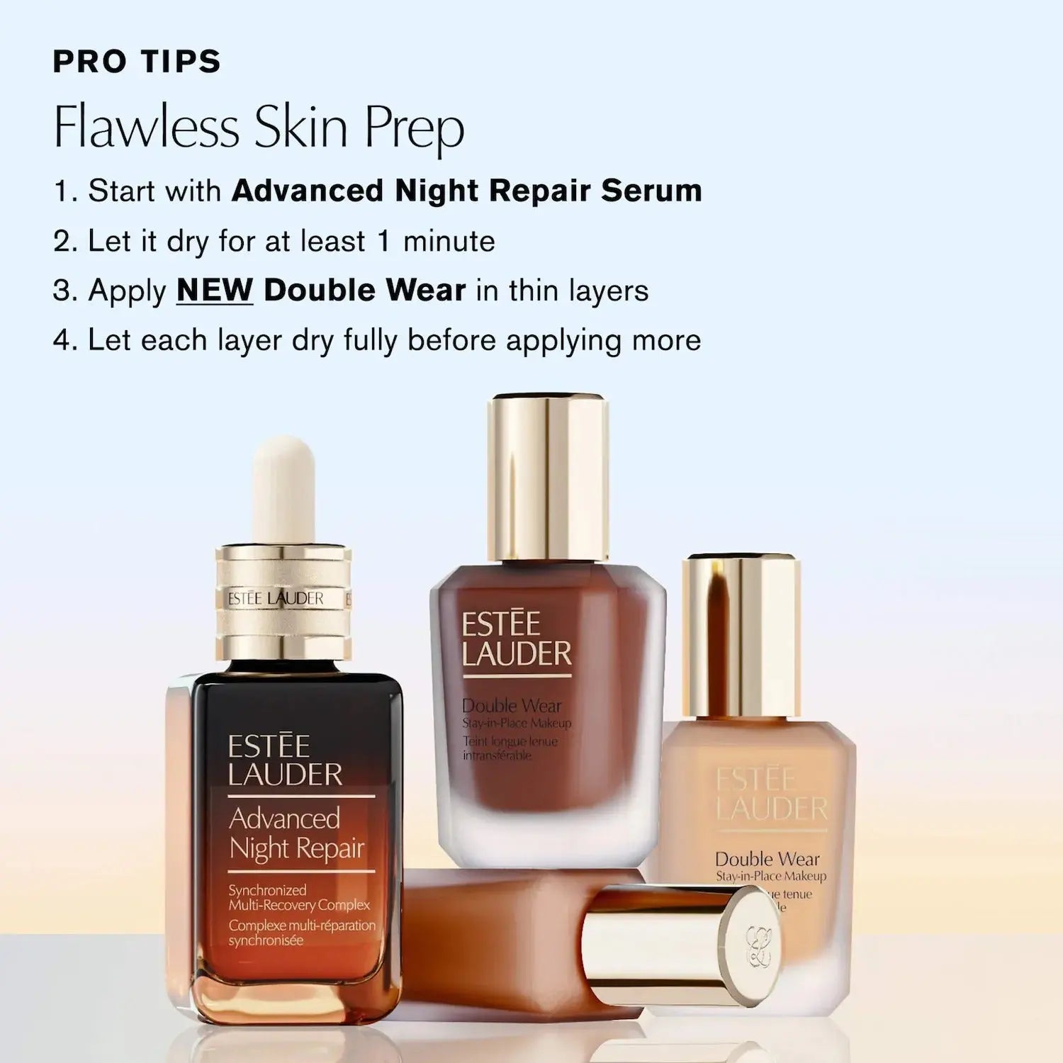 Estée Lauder  NEW Double Wear Stay in Place Lightweight Matte Foundation with 36H Wear    