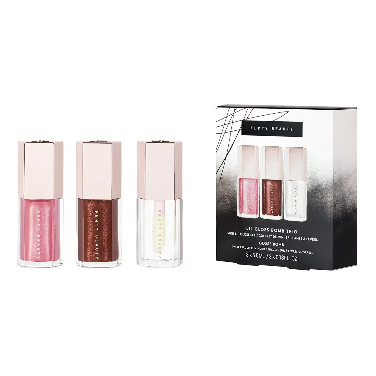 Fenty Beauty Lil' Gloss Bomb Trio Mini Lip Gloss Set    