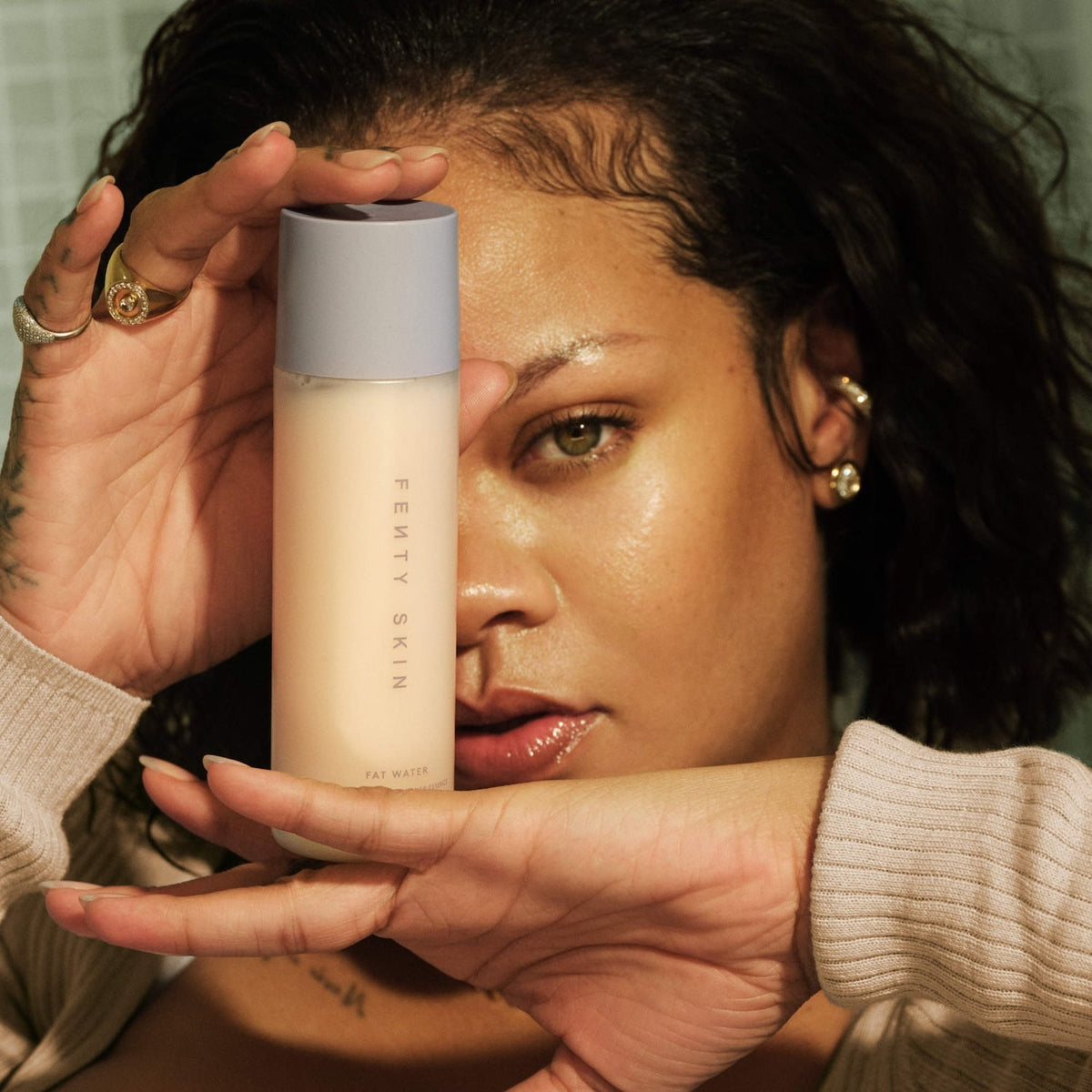 Fenty Beauty by Rihanna  Fat Water Hydrating Milky Toner Essence with Hyaluronic Acid + Tamarind 150ml    