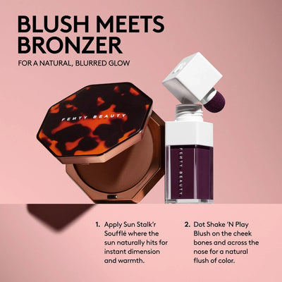 Fenty Beauty by Rihanna  Sun Stalk'r Soufflé Pressed Mousse Blurring Cream Bronzer    