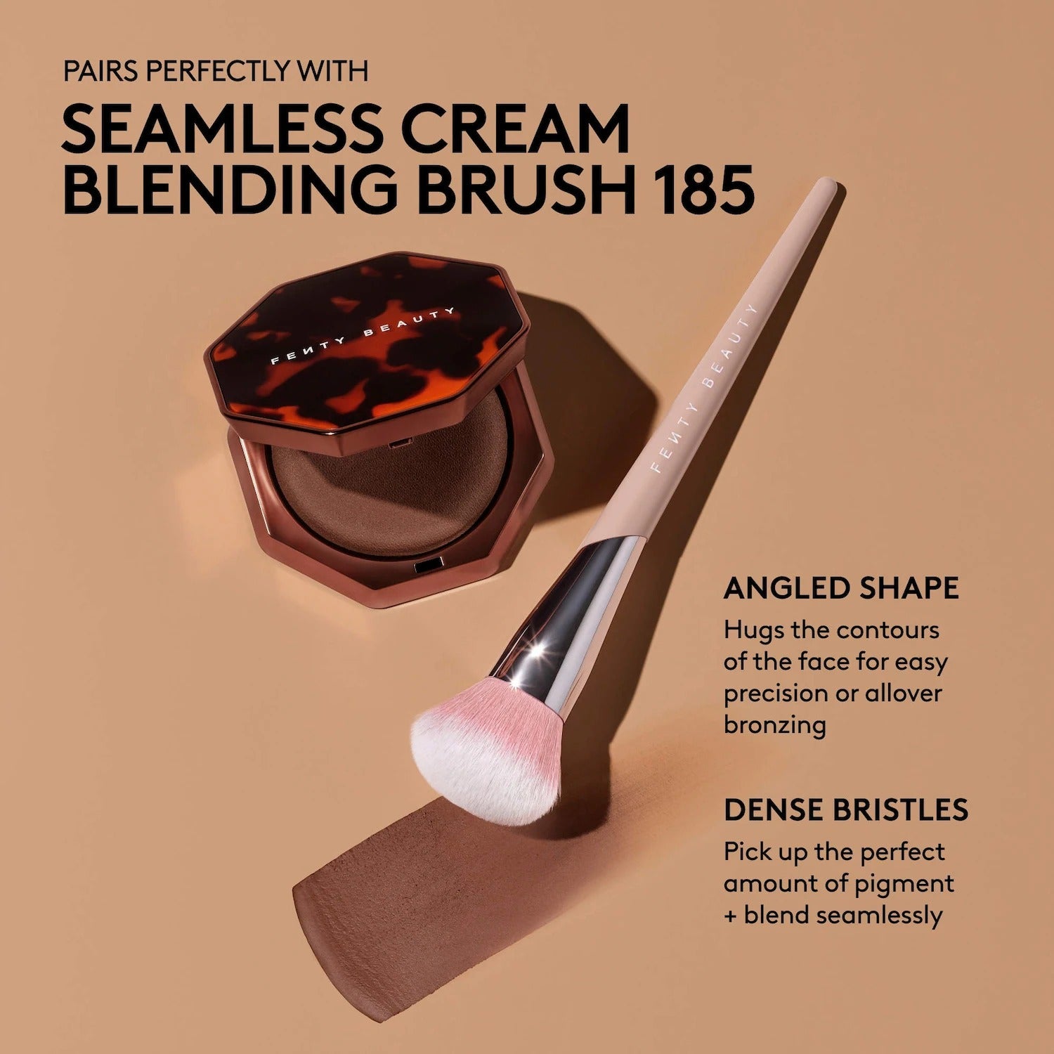 Fenty Beauty by Rihanna  Sun Stalk'r Soufflé Pressed Mousse Blurring Cream Bronzer    