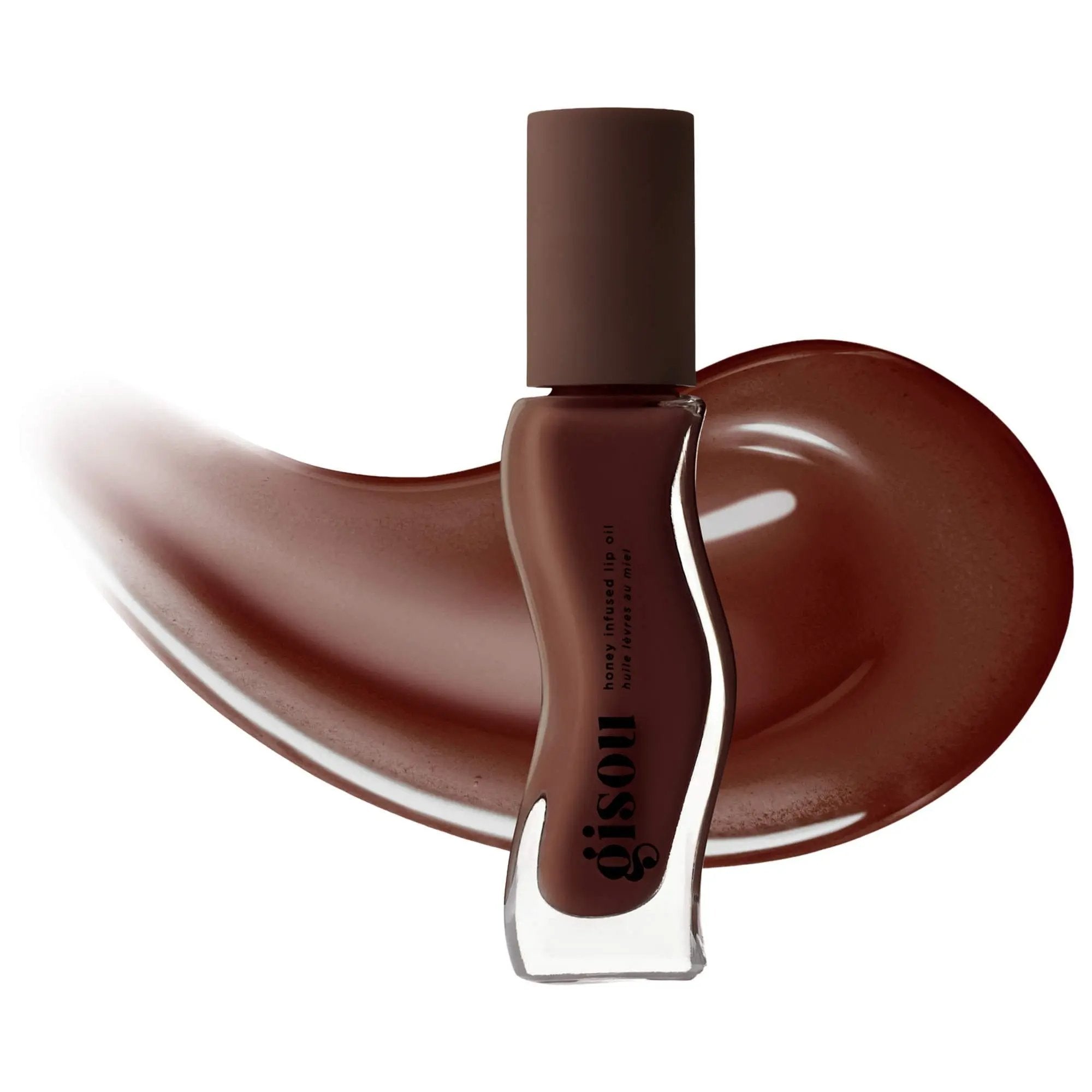 Gisou Honey Infused Lip Oil   Milky Mocha - milky mocha brownNew 