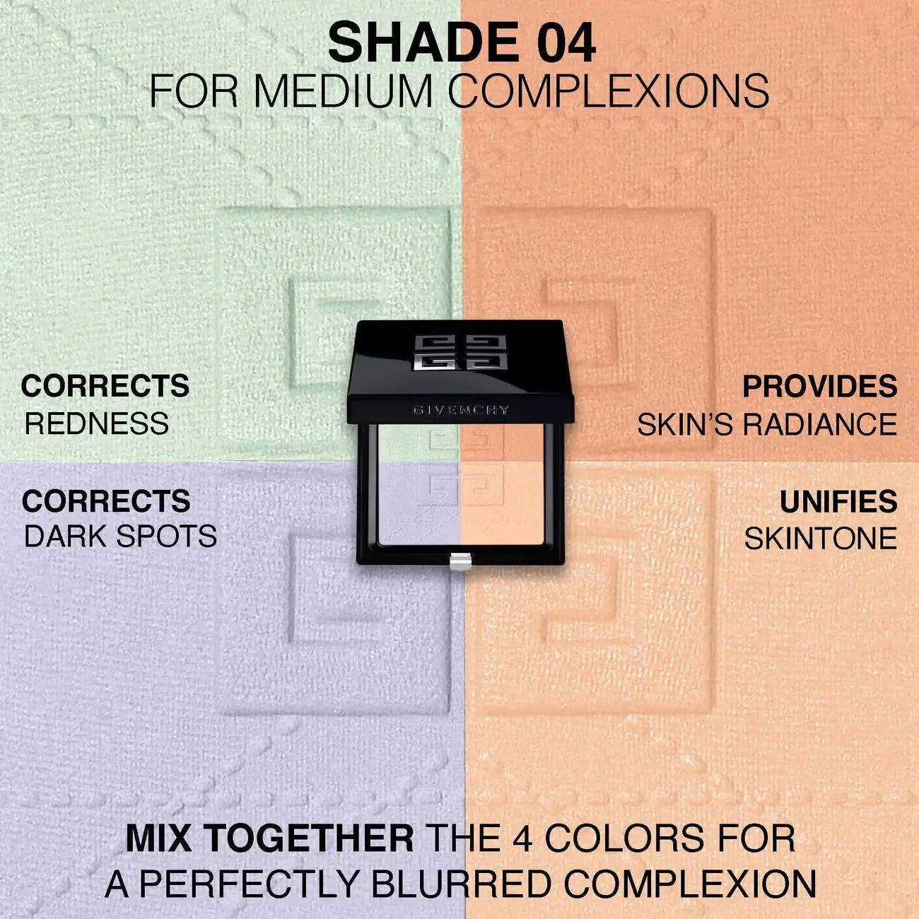 Givenchy Prisme Libre 4-Color Pressed Powder (Various Shades)    