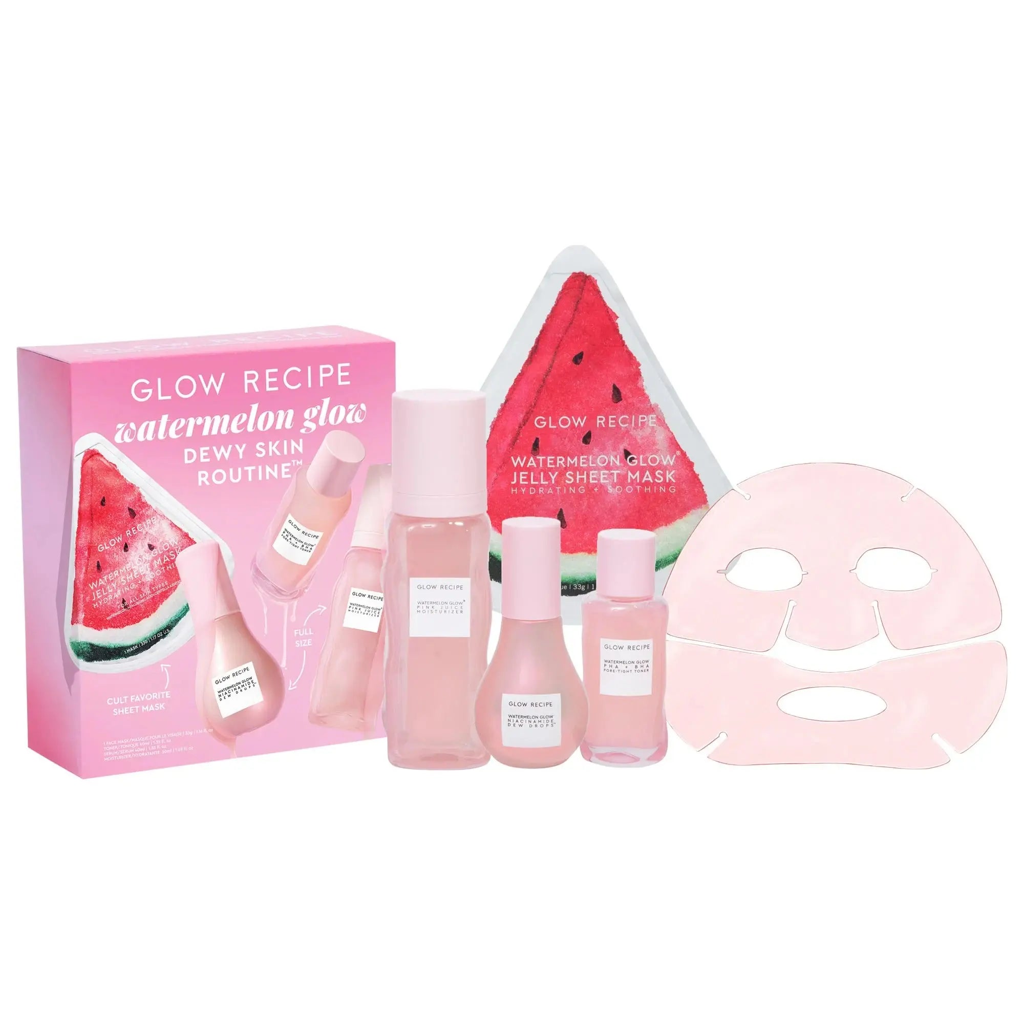 Glow Recipe  Watermelon Glow Dewy Skin Routine Gift Set    