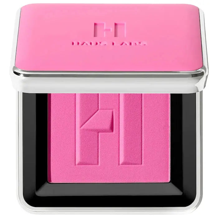 HAUS LABS BY LADY GAGA  Color Fuse Talc-Free Blush Powder With Fermented Arnica   Dragon Fruit Daze - cool pink 