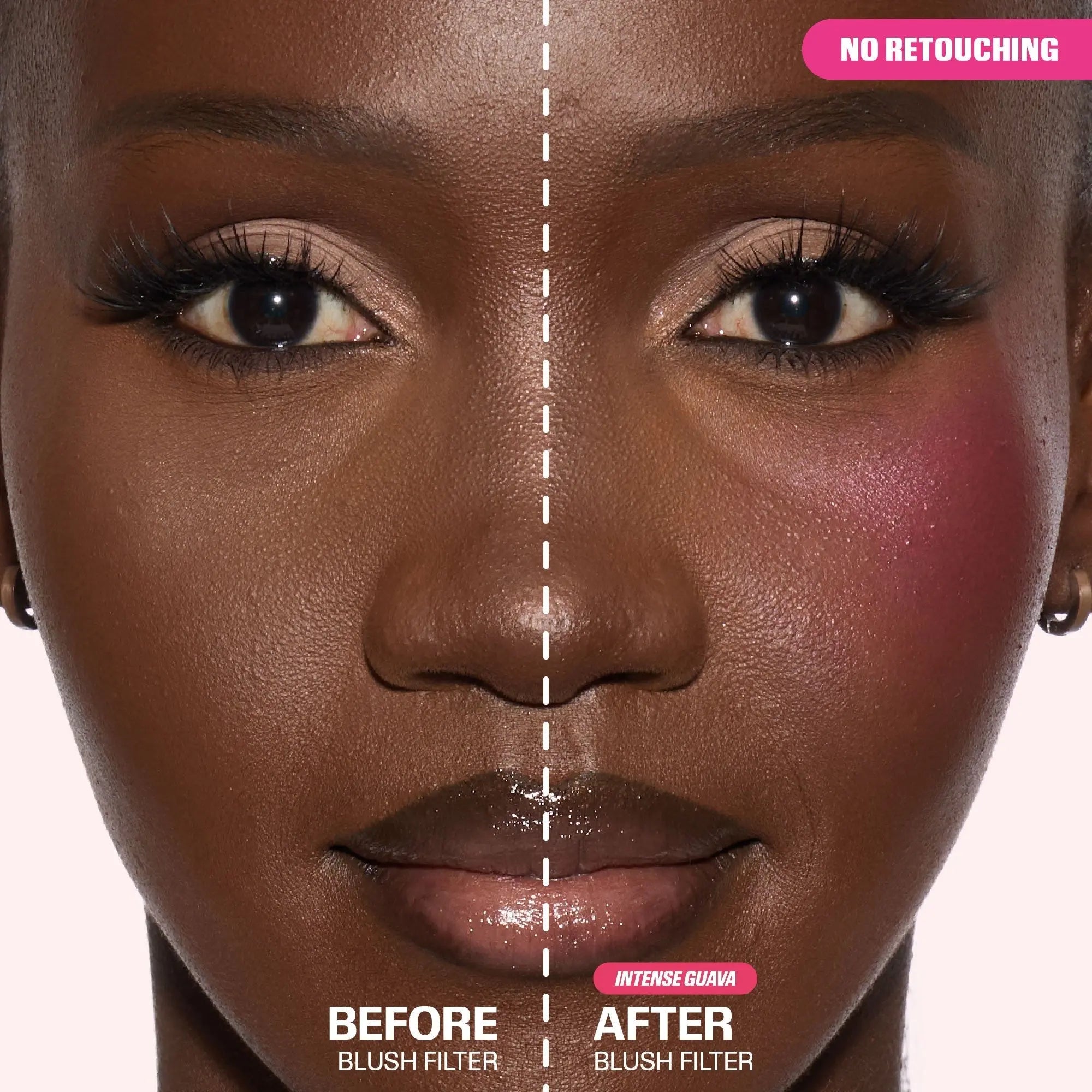 HUDA BEAUTY Baby Blush Duo Intense Mocktail - Black Cherry + Intense Guava    