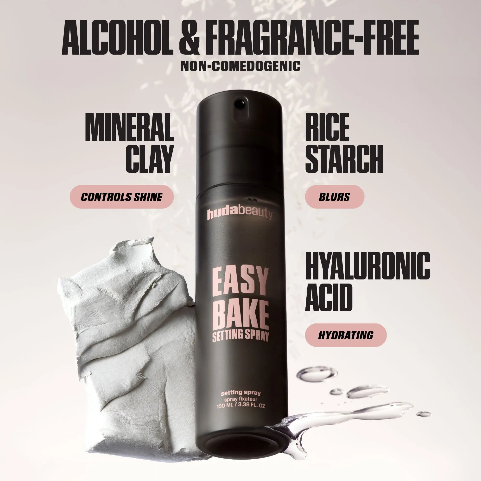 HUDA BEAUTY  Easy Bake Blurring Setting Spray with 16-Hour Wear (30ml)    