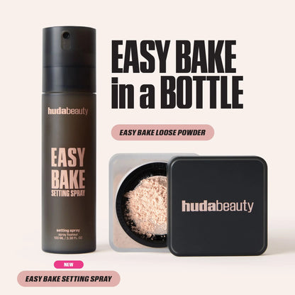 HUDA BEAUTY  Easy Bake Blurring Setting Spray with 16-Hour Wear (30ml)    