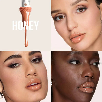 HUDA BEAUTY Faux Filler Shiny Non-Sticky Lip Gloss    