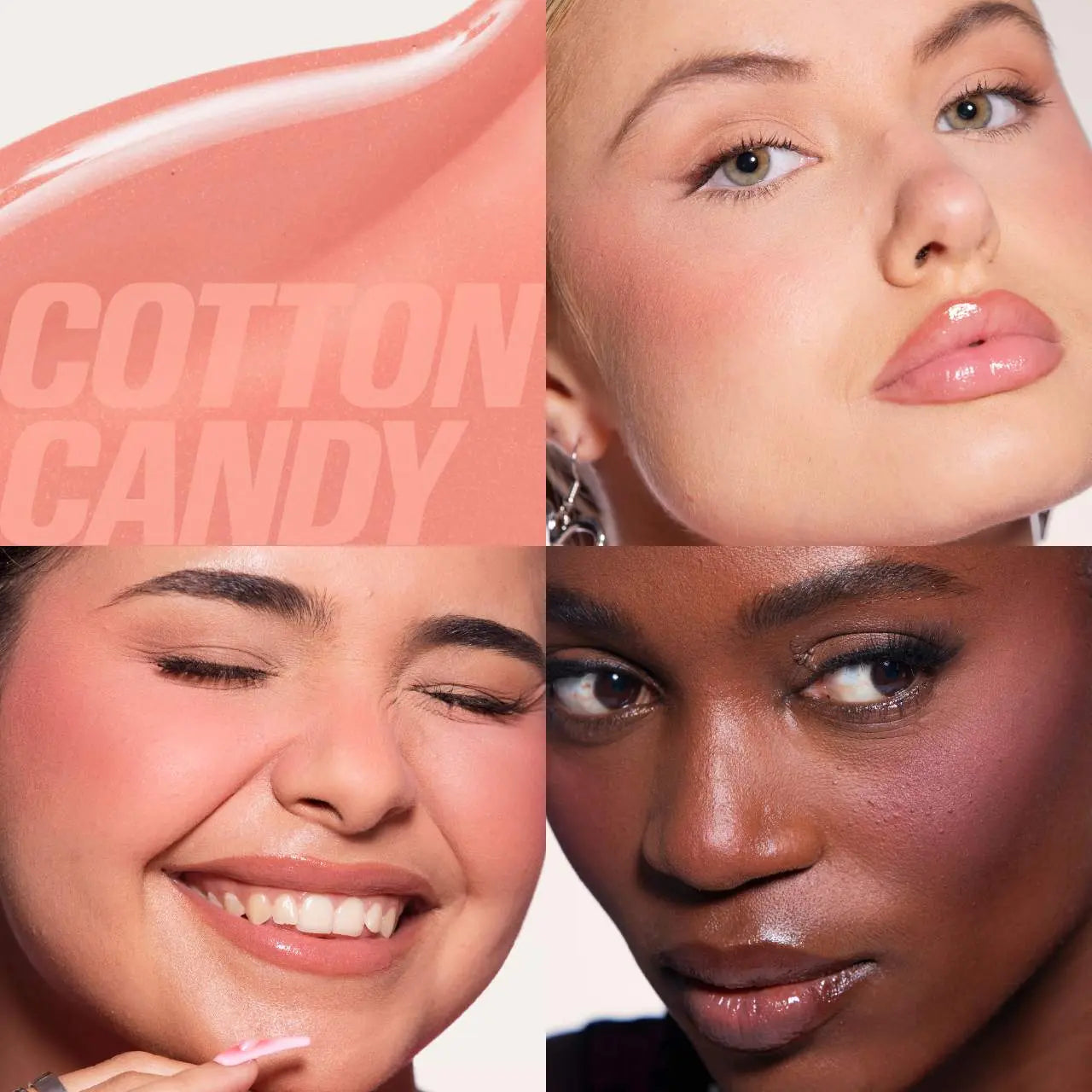 HUDA BEAUTY Mini Baby Blush Cotton Candy and Peach Sorbet    