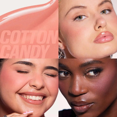 HUDA BEAUTY Mini Baby Blush Cotton Candy and Peach Sorbet    