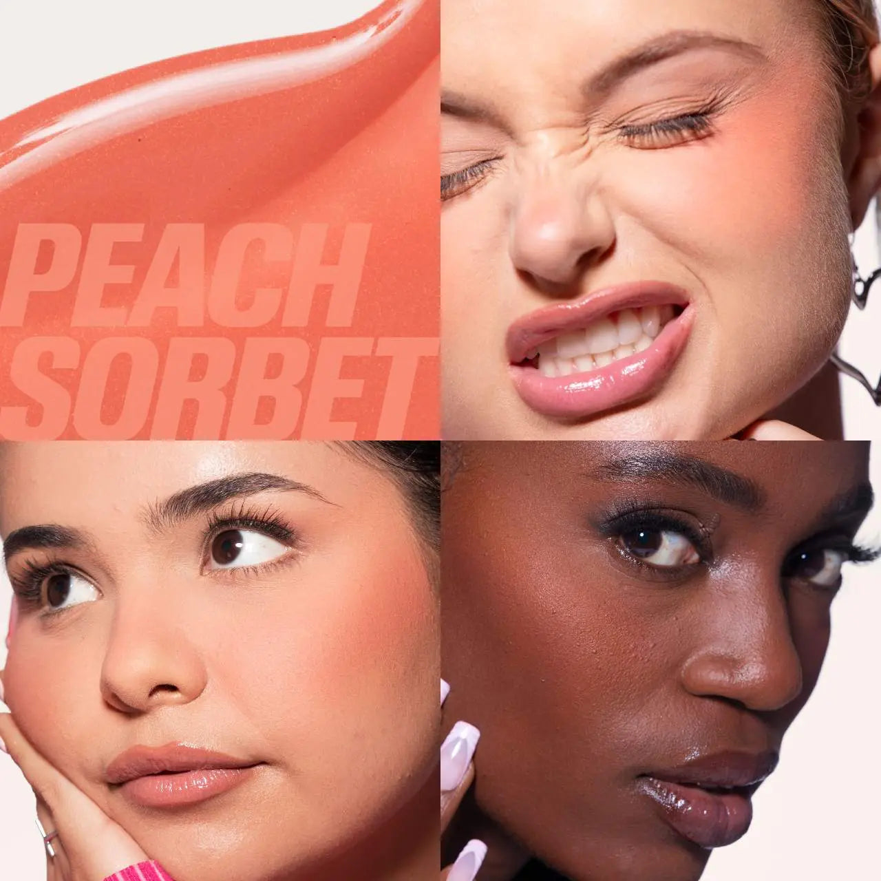 HUDA BEAUTY Mini Baby Blush Cotton Candy and Peach Sorbet    