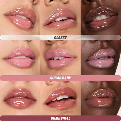 HUDA BEAUTY  Mini Glossiest Lip Gloss Set    