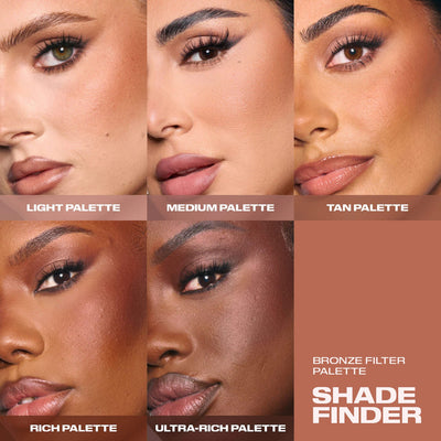 HUDA BEAUTY  Bronze Filter Bronzer and Contour Palette    