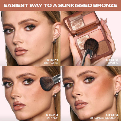 HUDA BEAUTY  Bronze Filter Bronzer and Contour Palette    