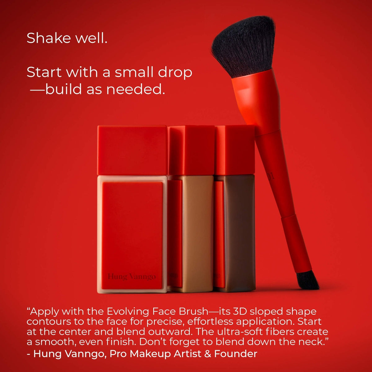 HUNG VANNGO BEAUTY  Red Carpet Skin Luminous Longwear Serum Foundation    
