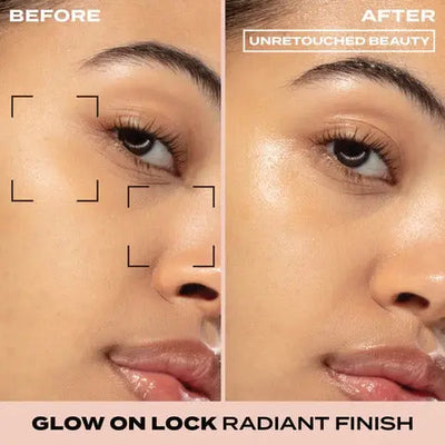 Hard Candy Glow on Lock setting spray    