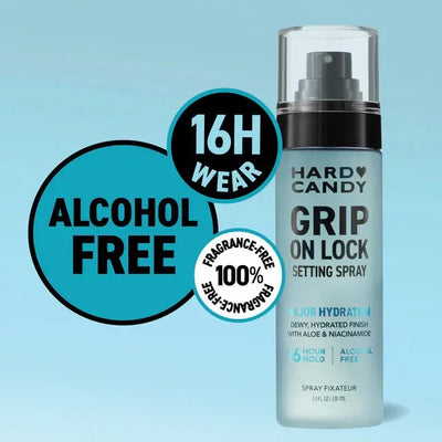 Hard Candy Grip on Lock setting spray    