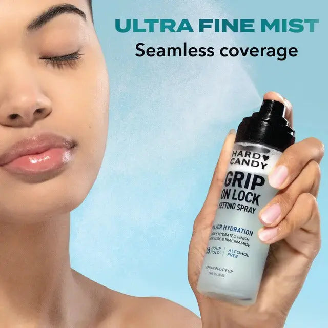Hard Candy Grip on Lock setting spray    