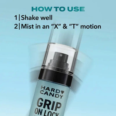 Hard Candy Grip on Lock setting spray    