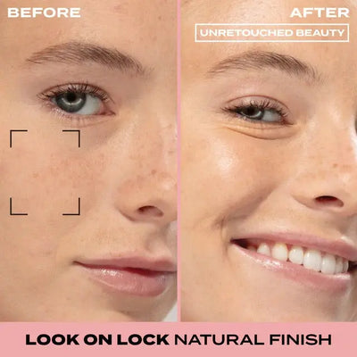 Hard candy Look on Lock setting spray    