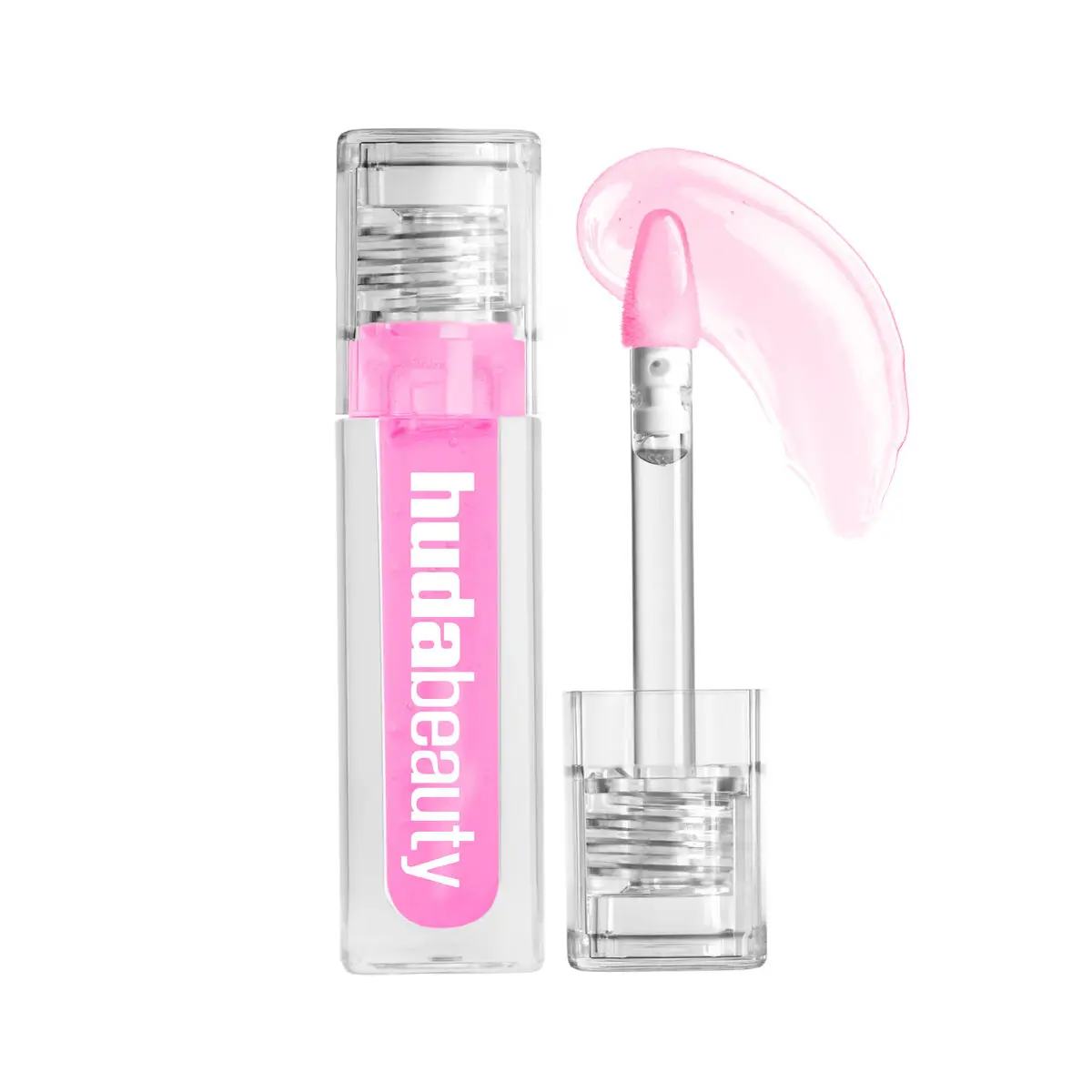 Huda Beauty Faux Filler Jelly Oil   Juicy Goji – Sheer Electric Pink 